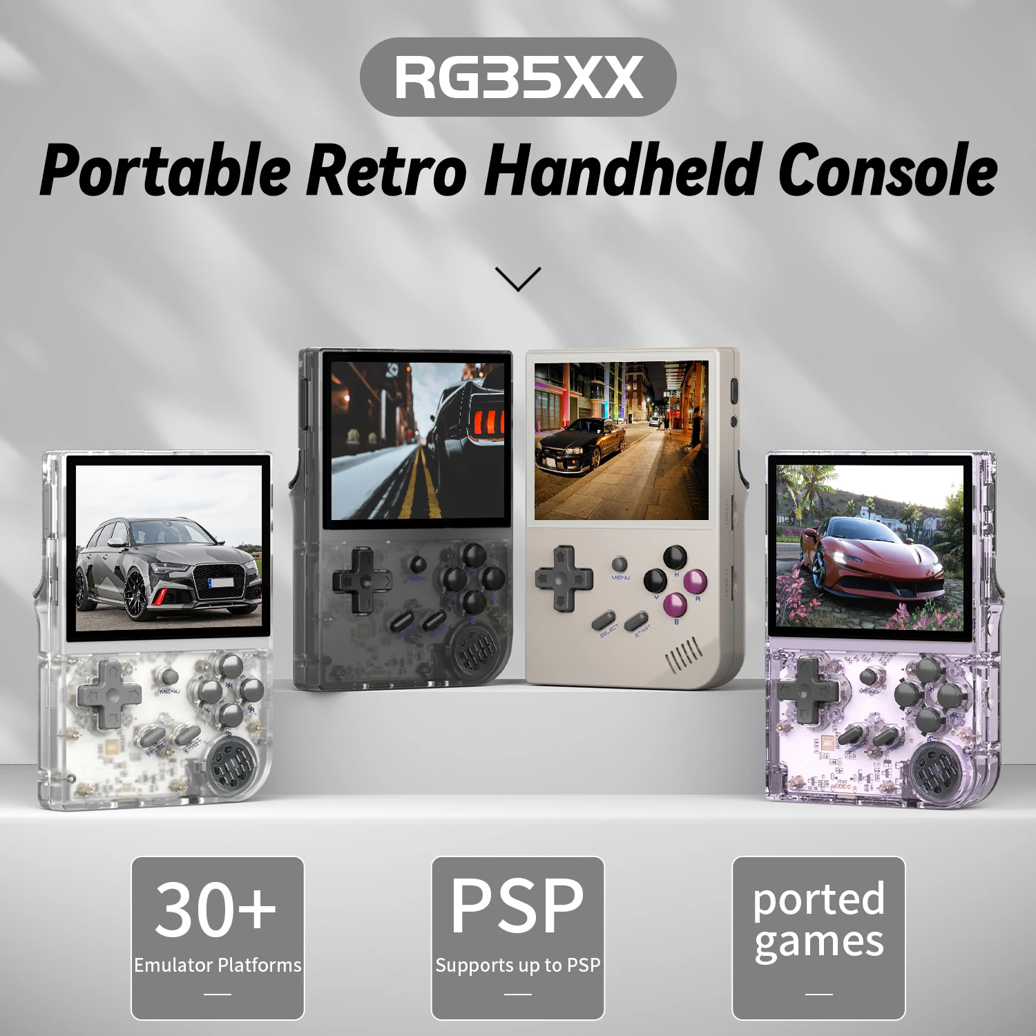 Retro Gaming Kiosk - Console portatile per videogiochi RG35XX, sistema