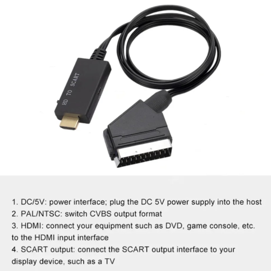 Cavo Convertitore da HDMI a SC - Scart To Hdmi recensione e prezzo