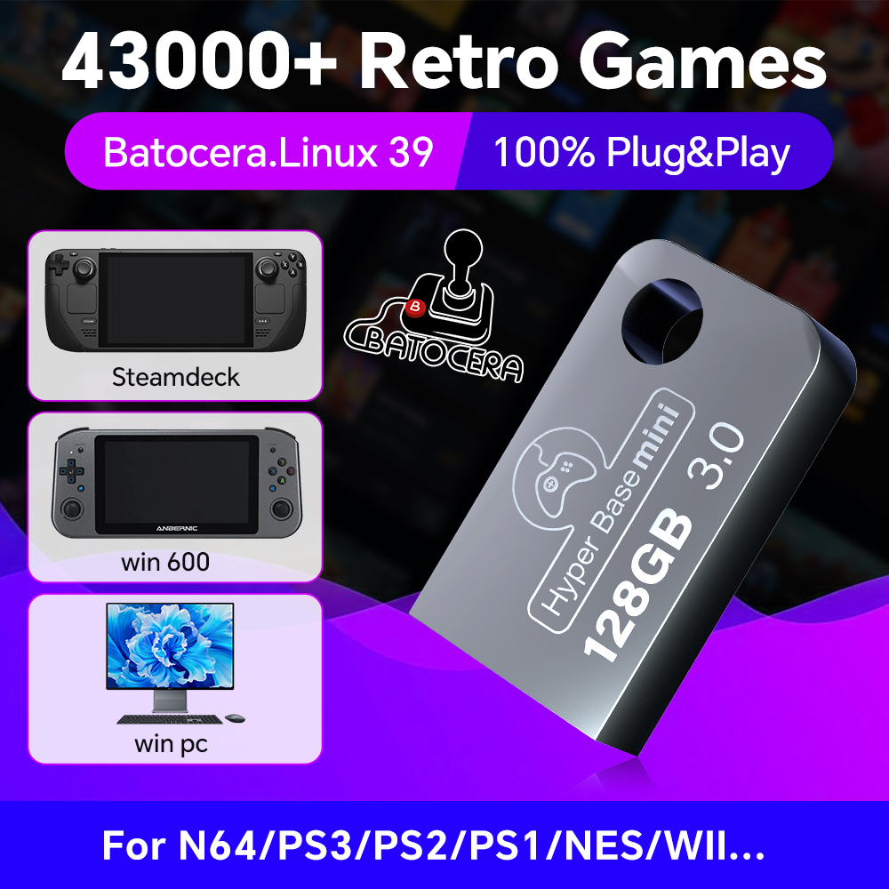 Batocera 128G Chiavetta USB pe - Retro Gaming N64 recensione e prezzo